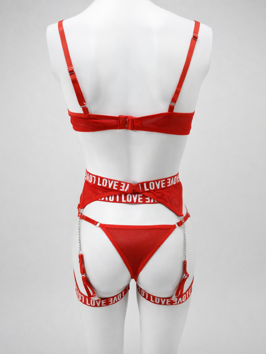 Cupid Crush Strappy Lingerie Set