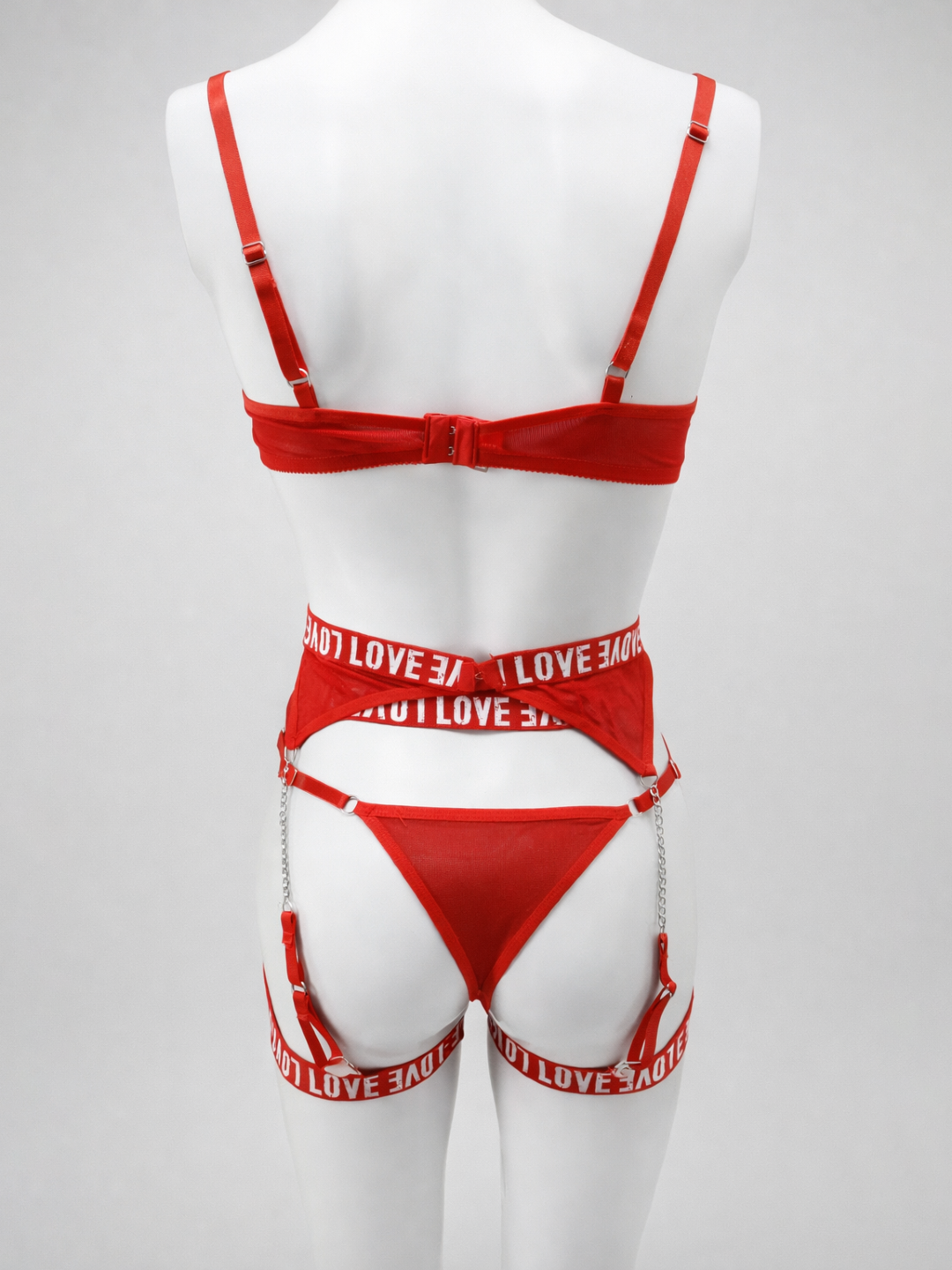 Cupid Crush Strappy Lingerie Set