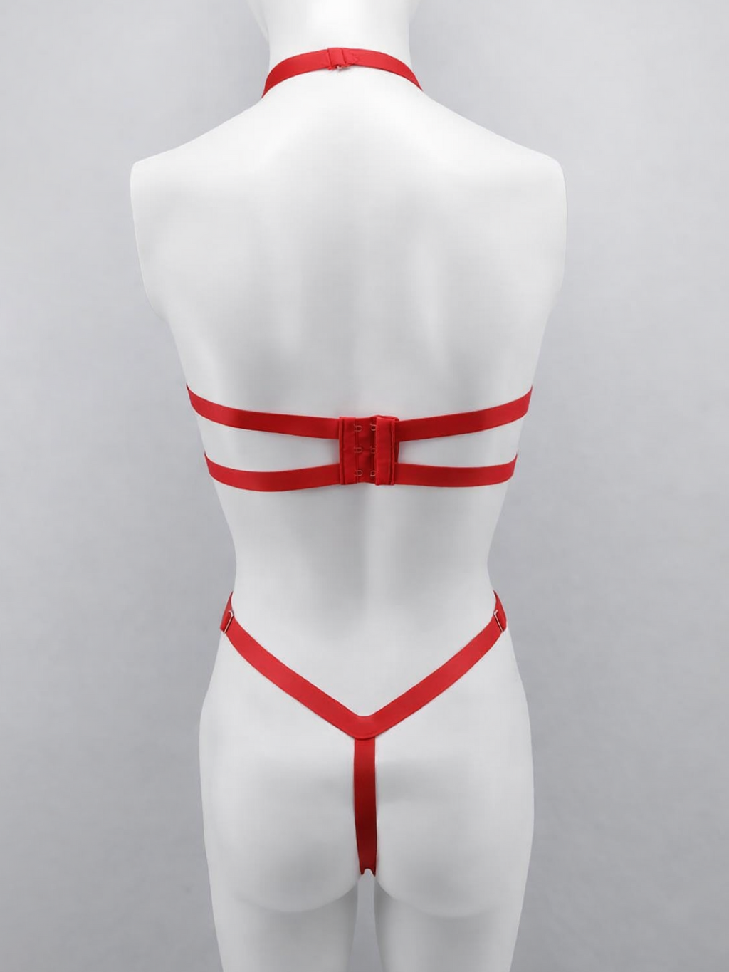 Dark Desire Strappy Heart Lingerie Set
