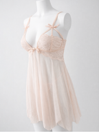 Royal Temptation Sheer Lace Babydoll Nightdress