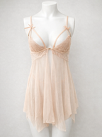 Royal Temptation Sheer Lace Babydoll Nightdress