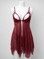 Royal Temptation Sheer Lace Babydoll Nightdress