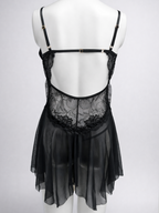Scarlet Bow Lace Babydoll Lingerie