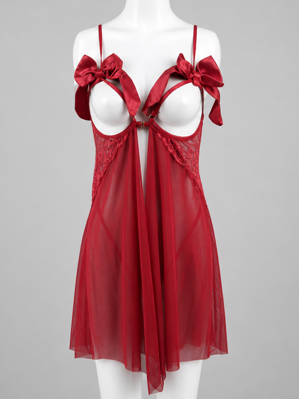 Scarlet Bow Lace Babydoll Lingerie — Buy Online Pakistan | Her Comfort