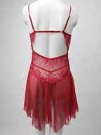 Scarlet Bow Lace Babydoll Lingerie