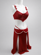 Scarlet Pearl Sheer Maxi Nightwear
